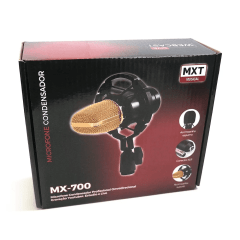 Microfone Condensador Profissional Omnidirecional MX-700 Mxt