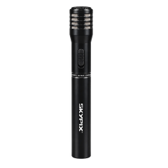 Microfone Condensador Shotgun Skypix Skm22 Profissional Preto
