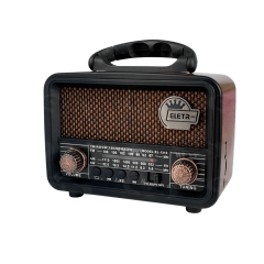 Rádio Retrô buletooth Caixa de Som Portátil Carregamento USB EL-1310