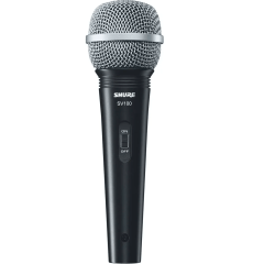 Microfone De Mão Shure Dinâmico C/ Fio Sv100