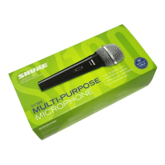 Microfone De Mão Shure Dinâmico C/ Fio Sv100
