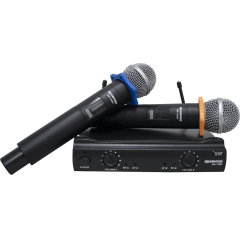 MICROFONE DUPLO SEM FIO SOUNDVOICE MM-130SF