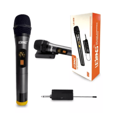 Microfone Profissional Sem Fio Wireless Som Digital Potente