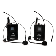 Microfone Sem Fio Duplo Head Set Kadosh K502h