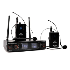 Microfone Sem Fio Duplo Head Set Kadosh K502h