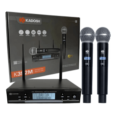 Microfone Sem Fio Duplo Kadosh K392 Profissional Modelo 2026 Microfone Sem Fio Duplo Kadosh K392 Profissional Modelo 2026