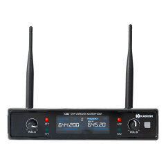 Microfone Sem Fio Duplo Uhf Kadosh-k-382m Cardióide Dinâmica Preto