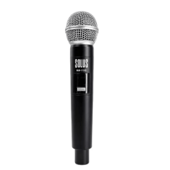 Microfone Solus Sem Fio Mm-110 Preto Microfone Solus Sem Fio Mm-110 Preto