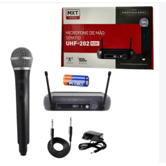 Microfones Mxt Uhf-202 Sem fio