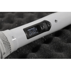 Microfones Sem Fios Kadosh K-502m Dinâmico Carga Por Usb Cor Branco
