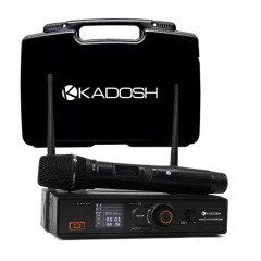 Sistema De Microfone Kadosh K-501m Preto Sem Fio Dinâmico