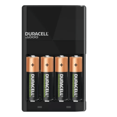 Carregador De Pilhas Recarregáveis Duracell Aa/aaa Com 4 Aa