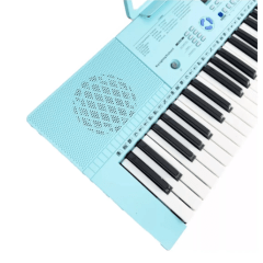 Teclado Musical Mxt 61 Teclas C/300 Timbres Azul 