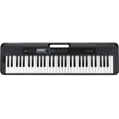 TECLADO CASIO CASIOTONE CT-S300BK com sensibilidade nas teclas