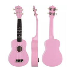 Andaluz UKS01 ukulele soprano cor rosa