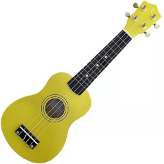 Ukulele Andaluz Soprano Uks01 Ag Verde Cor Amarelo