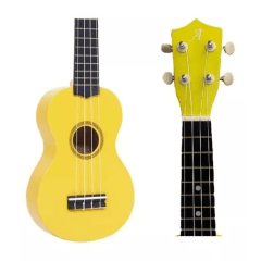 Ukulele Andaluz Soprano Uks01 Ag Verde Cor Amarelo