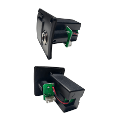 Caixa Box De Bateria Compativel Com Captador Teq 8 - Cor Preto Caixa Box De Bateria Compativel Com Captador Teq 8 - Cor Preto