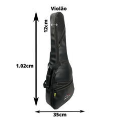 Capa Bag Para Violão Avs Executive - Couro Sintético