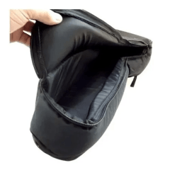 Capa Bag Violão Folk Avs Super Luxo Ch100 Preto Acolchoada