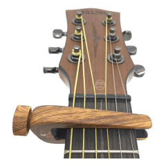 Capotraste Braçadeira Acabamento Madeira Mogno Série 200