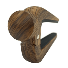 Capotraste Braçadeira Acabamento Madeira Mogno Série 200