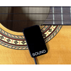 Captador De Clip Encaixe P/ Violão e Ukulele
