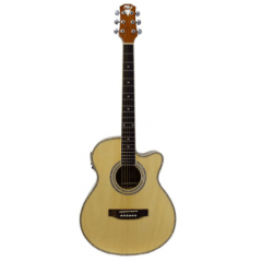 VIOLÃO PHOENIX ELÉTRICO AÇO WESTERN CUTWAY PX-188 NATURAL