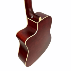 Violão Eletrico Cutway Mogno Aço 41" Mxt Madeira Natural 