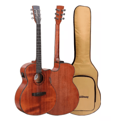 Violão Elétrico Folk Waldman Sólido Anápolis Dcex-1141 & Bag