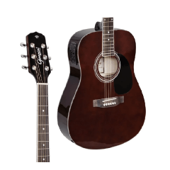 Violão Giannini Folk Aço Gd1 TDW Translucent Dark Wine