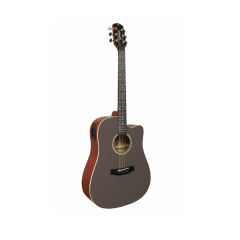 Violao Giannini Gdc-1 Ceq Ctj El/ac Dreadnought Satin Java
