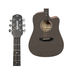 Violao Giannini Gdc-1 Ceq Ctj El/ac Dreadnought Satin Java