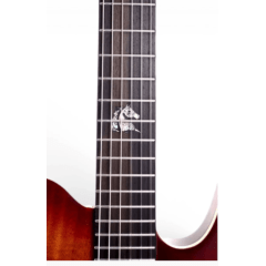 Violão Marquês VN-32 Mahogany Tigrado Nylon Flat elétrico