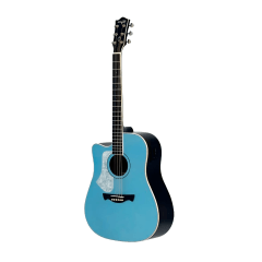 Violão Tagima Eletroacústico Latin América Andes p/ Canhoto - Cor Lake Placid Blue Satin