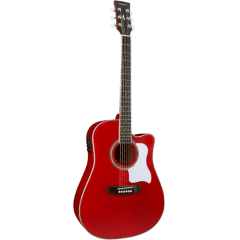 Violão Vogga Elétrico Audience VCS260 Vermelho