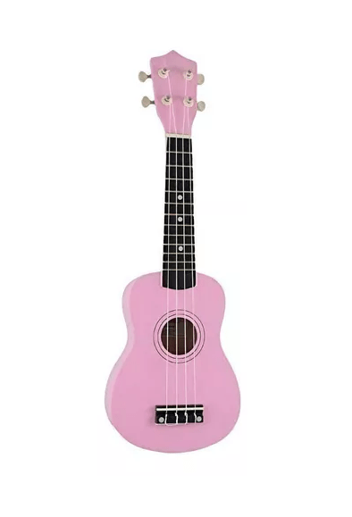 Andaluz UKS01 ukulele soprano cor rosa