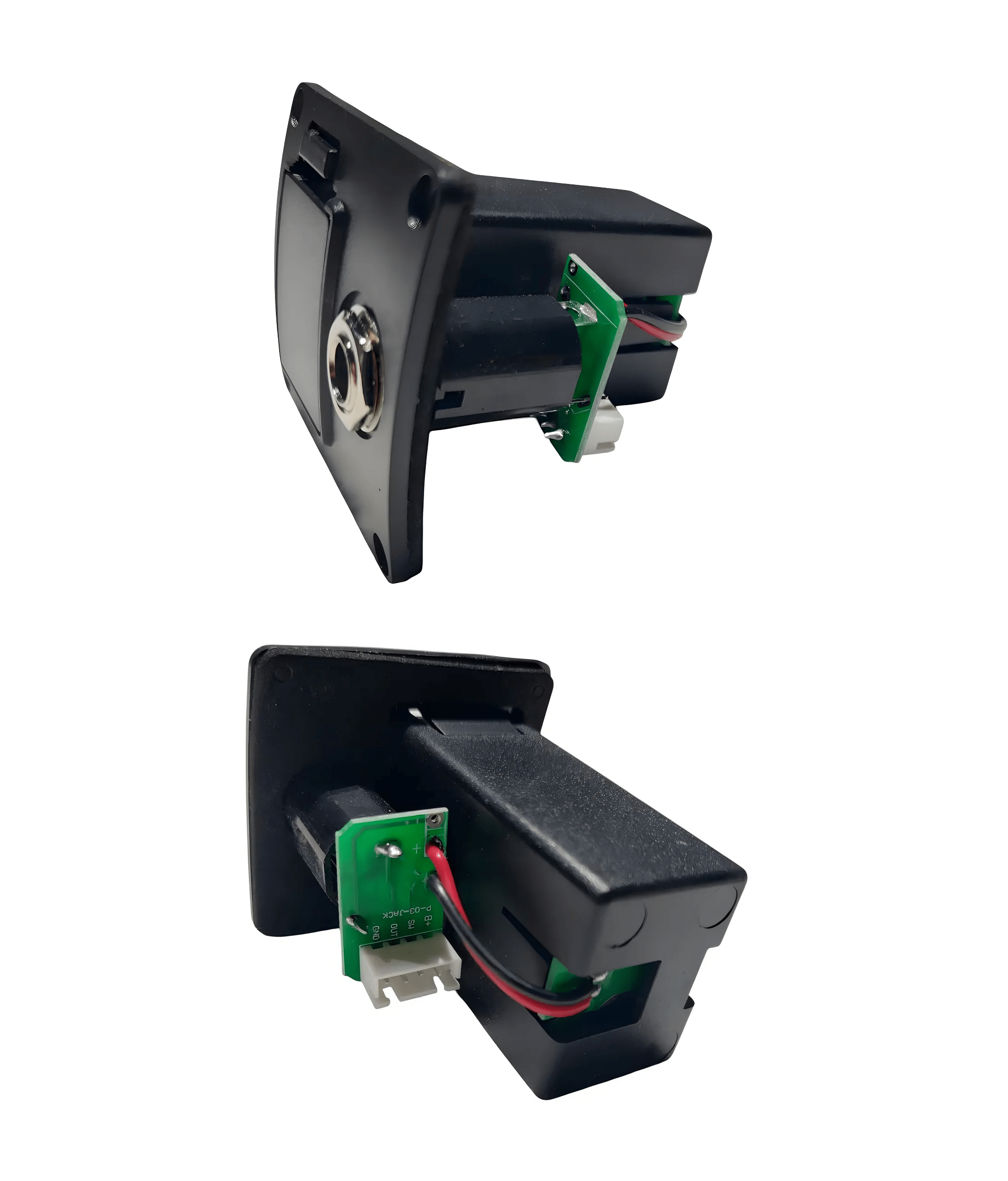 Caixa Box De Bateria Compativel Com Captador Teq 8 - Cor Preto