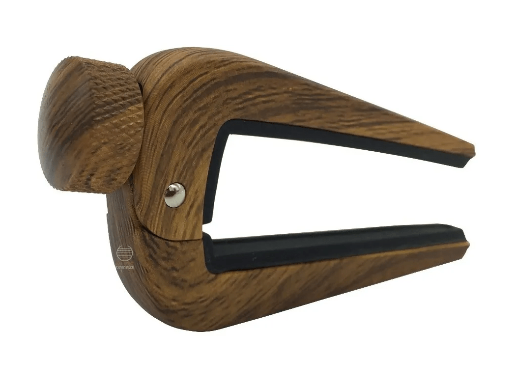 Capotraste Braçadeira Acabamento Madeira Mogno Série 200