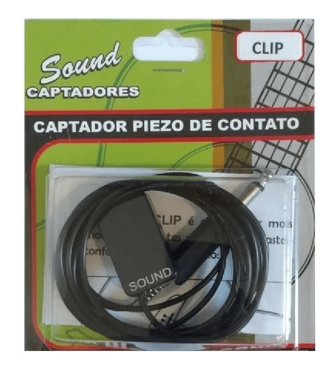 Captador De Clip Encaixe P/ Violão e Ukulele