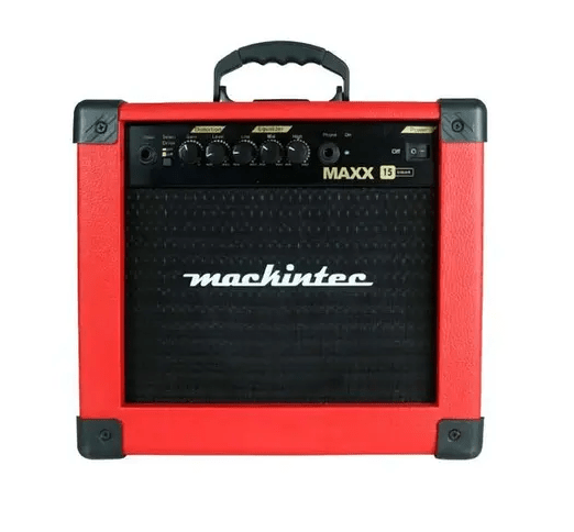 Cubo Mackintec Maxx 15 p/ Guitarra 15W vermelha