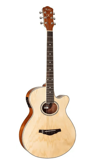Violão Elétrico Hofma HMF-249 NT Natural Aço