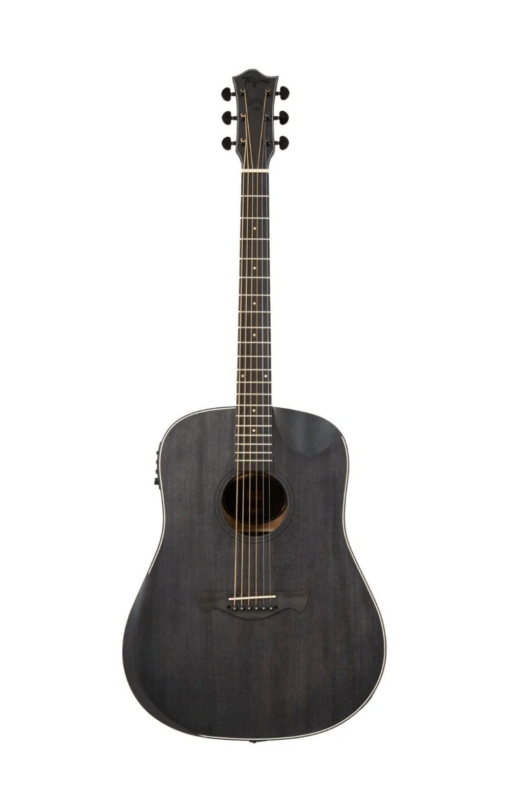 Violao Tagima Aço Folk Half Cutaway Eq Okume Op Tbw 300 Bk
