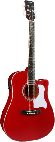 Violão Vogga Elétrico Audience VCS260 Vermelho