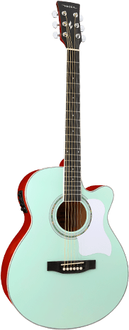 Vogga Audience Eletrico Cutway VCS240 Verde